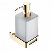 Дозатор для жидкого мыла настенный Boheme Q Gold 10957-G